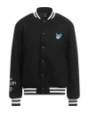 Inbetweeners Man Jacket Black Size Xl Polyester, Acrylic, Wool In Multi