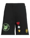Inbetweeners Man Shorts & Bermuda Shorts Black Size Xxl Cotton In Black