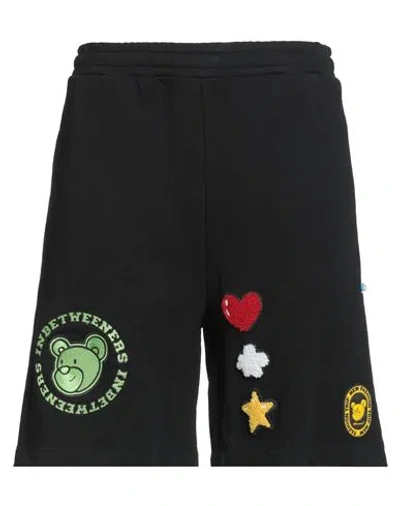 Inbetweeners Man Shorts & Bermuda Shorts Black Size Xxl Cotton