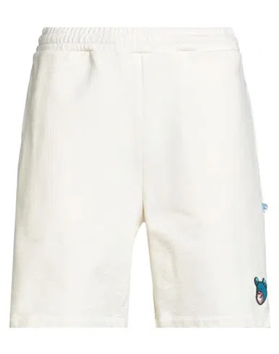 Inbetweeners Man Shorts & Bermuda Shorts Cream Size M Cotton In White