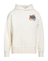 Inbetweeners Man Sweatshirt Ivory Size L Cotton In White