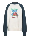 Inbetweeners Man Sweatshirt Ivory Size Xxl Cotton In White