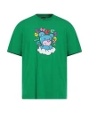 Inbetweeners Bear-print Cotton T-shirt In Green