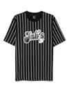 Inbetweeners Striped T-shirt In Black