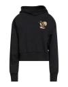 Inbetweeners Bear-print Hooded Sweatshirt In Black