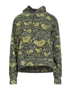Inbetweeners Woman Sweatshirt Military Green Size Xxl Cotton In Green