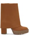 Inc Acelina Womens Faux Suede Cuffed Booties In Multi