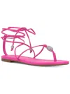 Inc Amilie Womens Faux Leather Round Toe Strappy Sandals In Multi