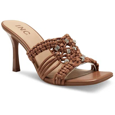 Inc Benda Womens Faux Leather Mules Pumps In Multi