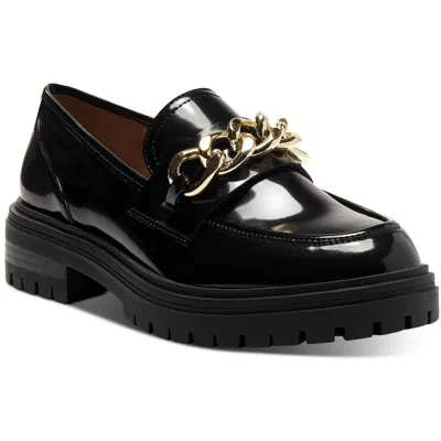 Inc Brea Womens Patent Chain Trim Loafers In Multi