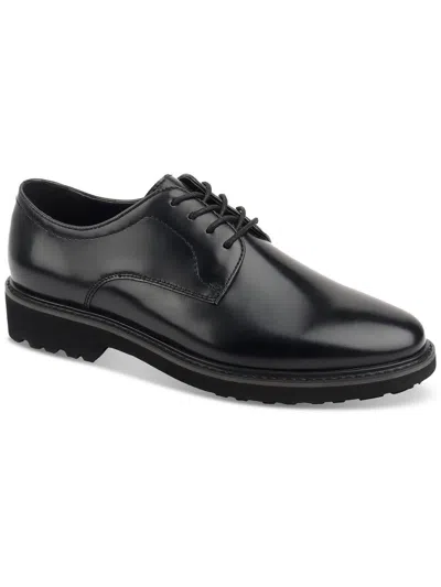 Inc Callan Mens Leather Lugged Sole Oxfords In Black