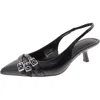 Inc Capeka Womens Faux Leather Pointed Toe Slingback Heels In Multi