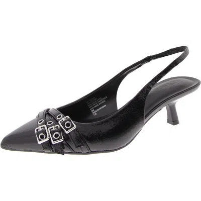 Inc Capeka Womens Faux Leather Pointed Toe Slingback Heels In Multi