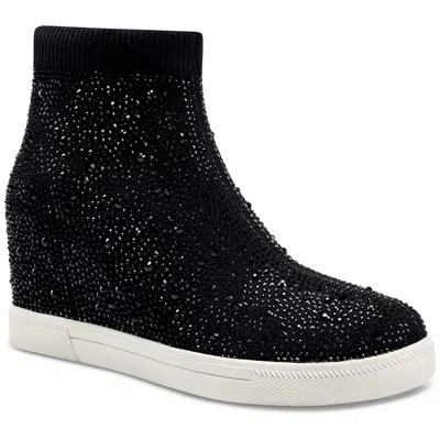 Inc Deena Womens Knit Casual And Fashion Sneakers In Black