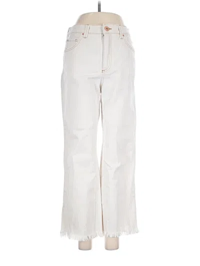 Pre-owned Inc Denim Casual Pants In Ivory
