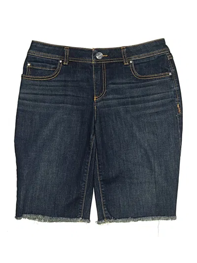Pre-owned Inc Denim Denim Shorts In Blue
