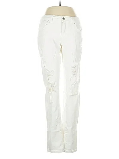 Pre-owned Inc Denim Jeans In Ivory