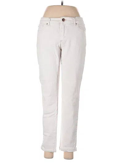 Pre-owned Inc Denim Jeans In Ivory