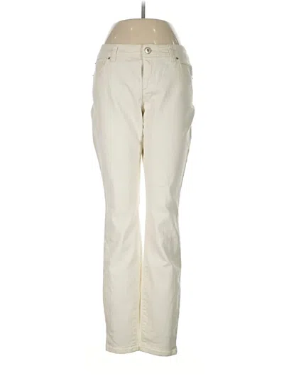 Pre-owned Inc Denim Jeans In Ivory