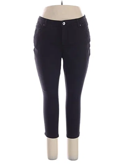 Pre-owned Inc Denim Jeggings In Black