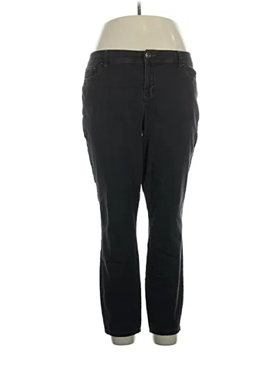 Pre-owned Inc Denim Jeggings In Black