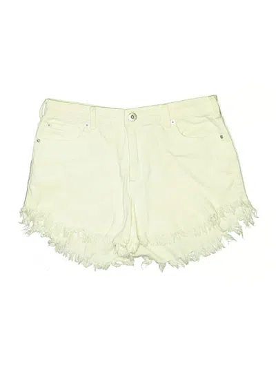 Pre-owned Inc Denim Shorts In Yellow