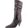 Inc Diiannaa Womens Slouchy Faux Leather Knee-high Boots In Multi