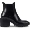 Inc Eadin Womens Padded Insole Block Heel Chelsea Boots In Black