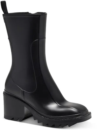 Inc Eddiie Womens Casual Lug Sole Mid-calf Boots In Black