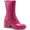 Inc Everettp Womens Block Heel Square Toe Mid-calf Boots In Pink