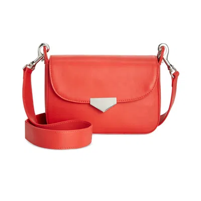 Inc Hanaah Womens Faux Leather Colored Crossbody Handbag In Pink
