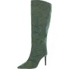 Inc Havannah 2 Womens Faux Suede Rhinestone Knee-high Boots In Green