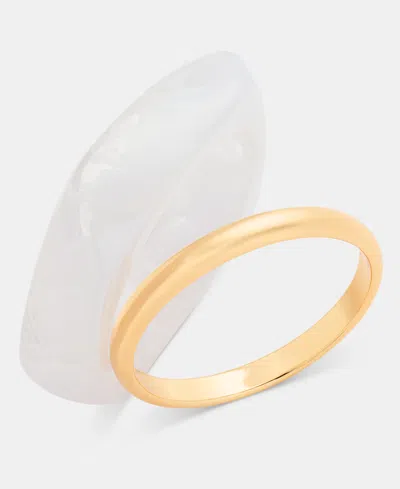 Inc International Concepts 2-pc. Set Bangle Bracelets, Macy's Exclusive In Gold