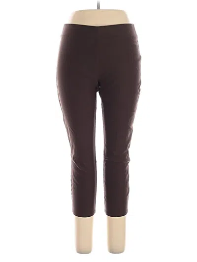 Pre-owned Inc International Concepts Active Pants In Brown