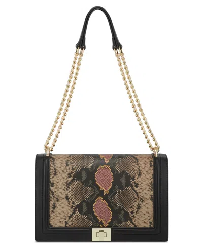 Inc International Concepts Ajae Flap Crossbody, Created For Macy's In Multi Snake,gold