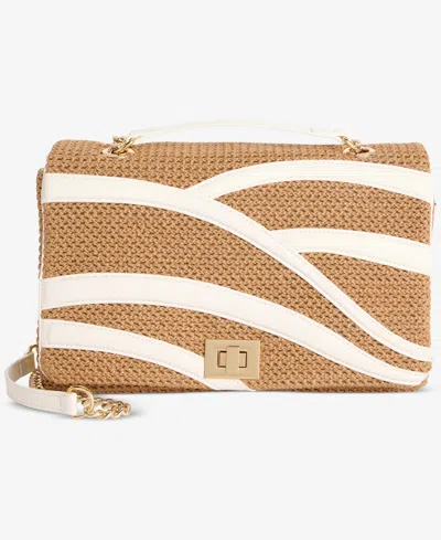 Inc International Concepts Ajae Straw Overlay Shoulder Bag, Exclusively At Macy's