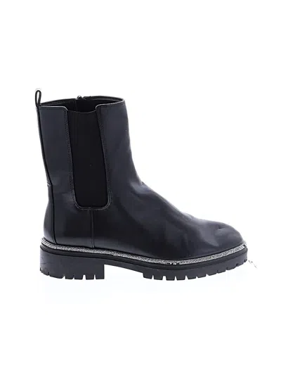 Pre-owned Inc International Concepts Ankle Boots In Black