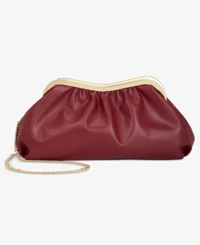 Inc International Concepts Avahh Sculpted Clutch, Exclusively At Macy's In Red