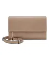 Inc International Concepts Averry Tunnel Convertible Clutch Crossbody, Created For Macy's In Camel,gold