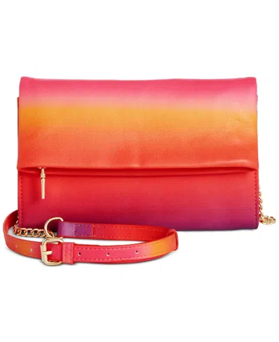 Inc International Concepts Averry Tunnel Convertible Clutch Crossbody, Created For Macy's In Sunset Ombre