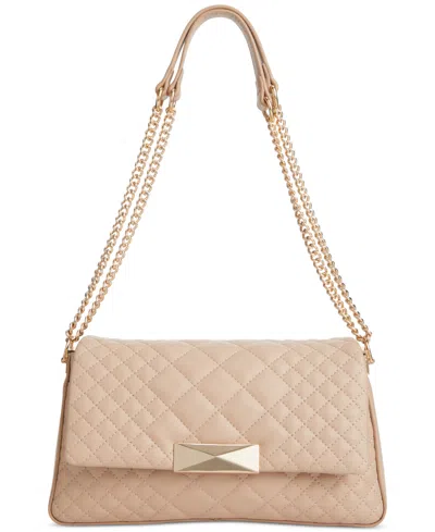 Inc International Concepts Bajae Diamond Quilted Shoulder Bag, Created For Macy's In Vanilla