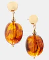 Inc International Concepts Beaded Drop Earrings, Macy's Exclusive In Brown