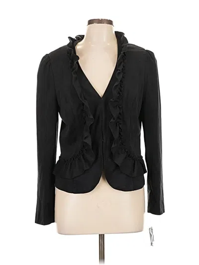 Pre-owned Inc International Concepts Blazer Jacket In Black
