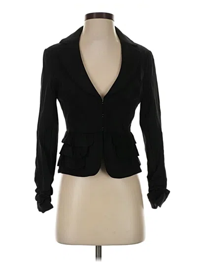 Pre-owned Inc International Concepts Blazer Jacket In Black