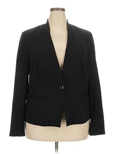 Pre-owned Inc International Concepts Blazer Jacket In Black