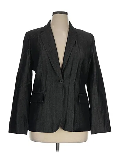 Pre-owned Inc International Concepts Blazer Jacket In Gray