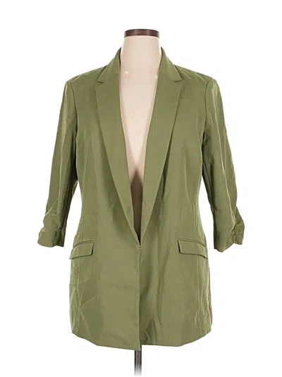 Pre-owned Inc International Concepts Blazer Jacket In Green