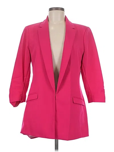 Pre-owned Inc International Concepts Blazer Jacket In Pink