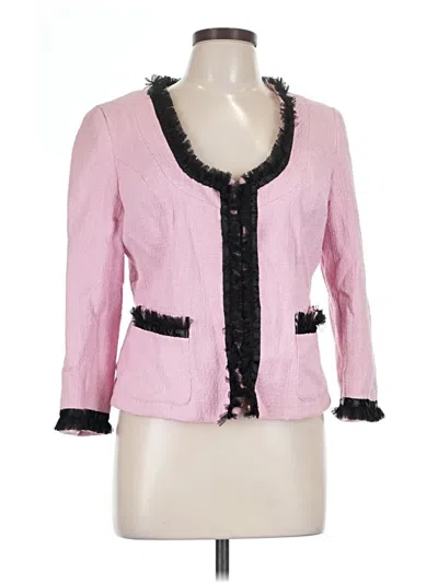 Pre-owned Inc International Concepts Blazer Jacket In Pink