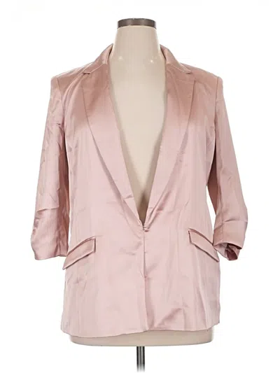 Pre-owned Inc International Concepts Blazer Jacket In Pink